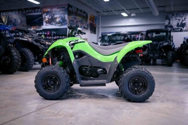 New 2024 Kawasaki KFX50 – Strickland Golf Carts